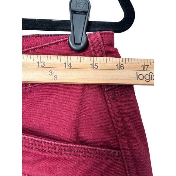 5.11 Tactical Defender-Flex Slim Jeans Womens Size 8 Long Red Mid Rise Utility - Picture 8 of 14